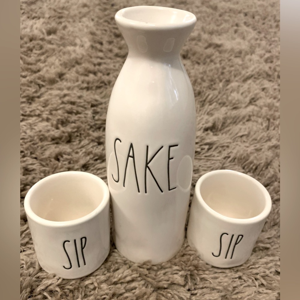Rae Dunn collection. Sake Sip Sip